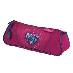 Pencil pouch triangular Heart