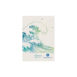 Notebook A6 GREENline Wave