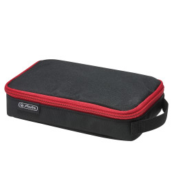 Pencil pouch 2 Go black/red