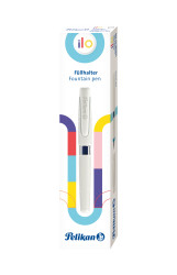 Fountain pen ilo P475 M white,...