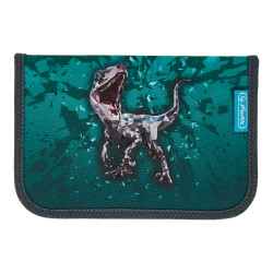 Pencil case Green Rex, top vie...