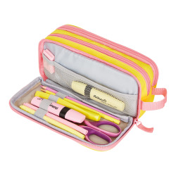 Double pencil pouch Neon yello...