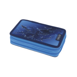 Double pencil case Deep Sea, d...