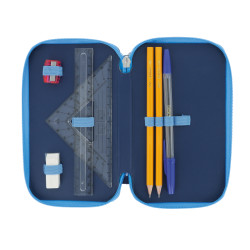 Double pencil case 23pcs. Deep...