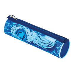 Pencil pouch round Blue Shark