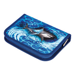 Pencil case Loop, Blue Shark