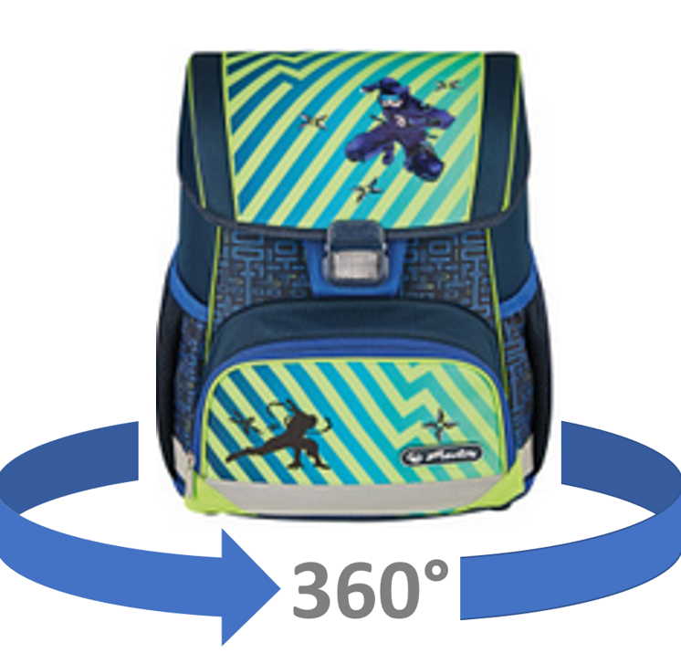 Schoolbag Loop Funky Ninja, 36...