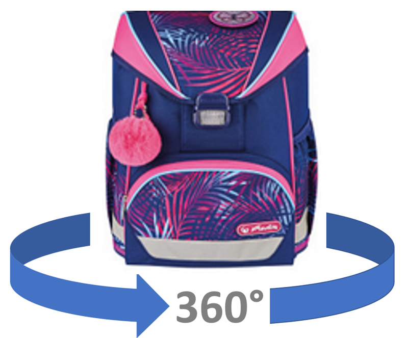 Schoolbag UltraLight Tropical...