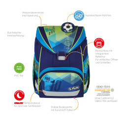 Schoolbag UltraLight Green Goa...