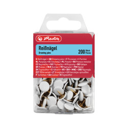 Thumbtack white 200 pieces, su...