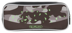 Double pencil pouch Camo gray,...