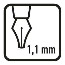 Nib width 1,1mm, Icon