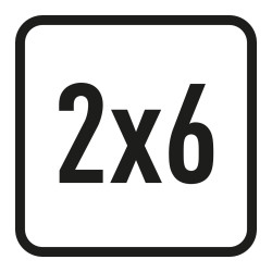 2x6 pieces, Icon