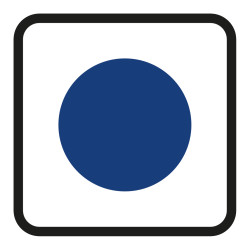 Color blue, Icon