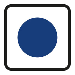 Color blue, Icon