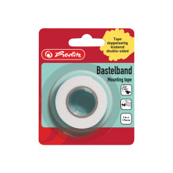 Mounting tape 1m x 19mm white,...