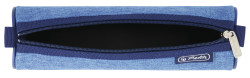 Pencil pouch round Bicolor blu...