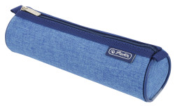 Pencil pouch round Bicolor blu...