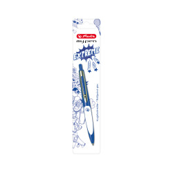 Ballpoint pen my.pen blue/whit...