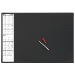 Desk pad black with calender 2...