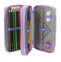 Double pencil case 23 pieces M...