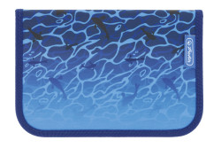 Pencilcase Blue Shark, top vie...