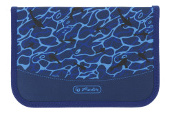 Pencil case Blue Shark, top vi...
