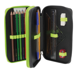 Double pencil case 23 pieces W...