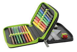 Double pencil case 23 pieces W...