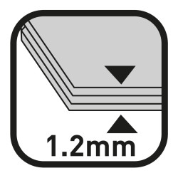 Filling height corresponds to...