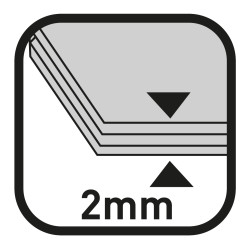 Filling height corresponds to...