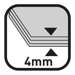 Filling height corresponds to...