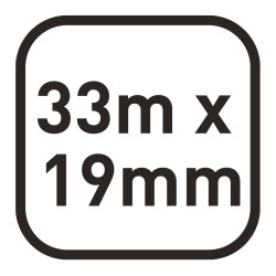 33m x 19mm, icon