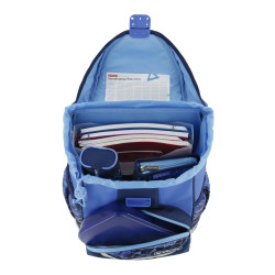 Schoolbag UltraLight Blue Shar...