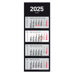 4-months wall calendar 2025