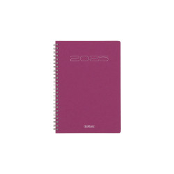Spiral diary Nature 2025 pink,...