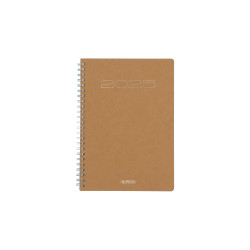 Spiral diary Nature 2025 brown...