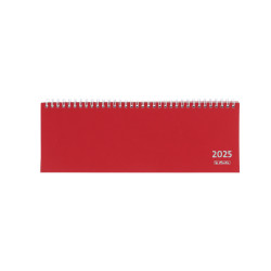 Desk planner Colour 2025 red,...