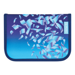 Pencil Case Blue Ice, top view...