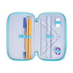 Double pencil case 23 pieces L...