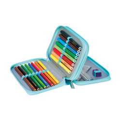 Double pencil case 23 pieces L...