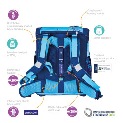 Schoolbag FiloActive Blue Ice...