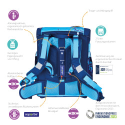 Schoolbag FiloActive Blue Ice...