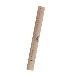 Lineal 30 cm Holz, diagonal