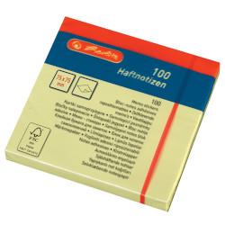 Haftnotizblock 100 Blatt gelb,...