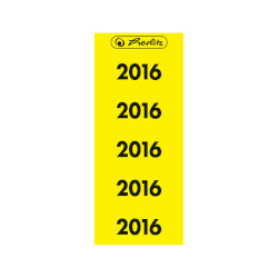 Jahreszahlen 2016, gelb