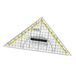 Geometry set square with grip...