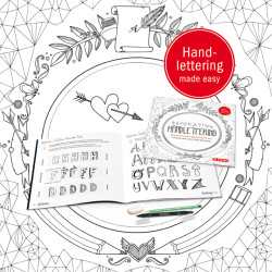 Coloring for adults hand lette...