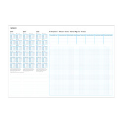 Desk pad paper 18/19/20 59x40c...