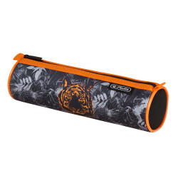 Pencil pouch round Tiger